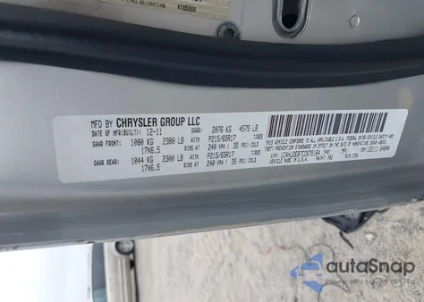 2012 Jeep Compass Latitude из США, поврежденный, VIN 1C4NJDEB7CD575164